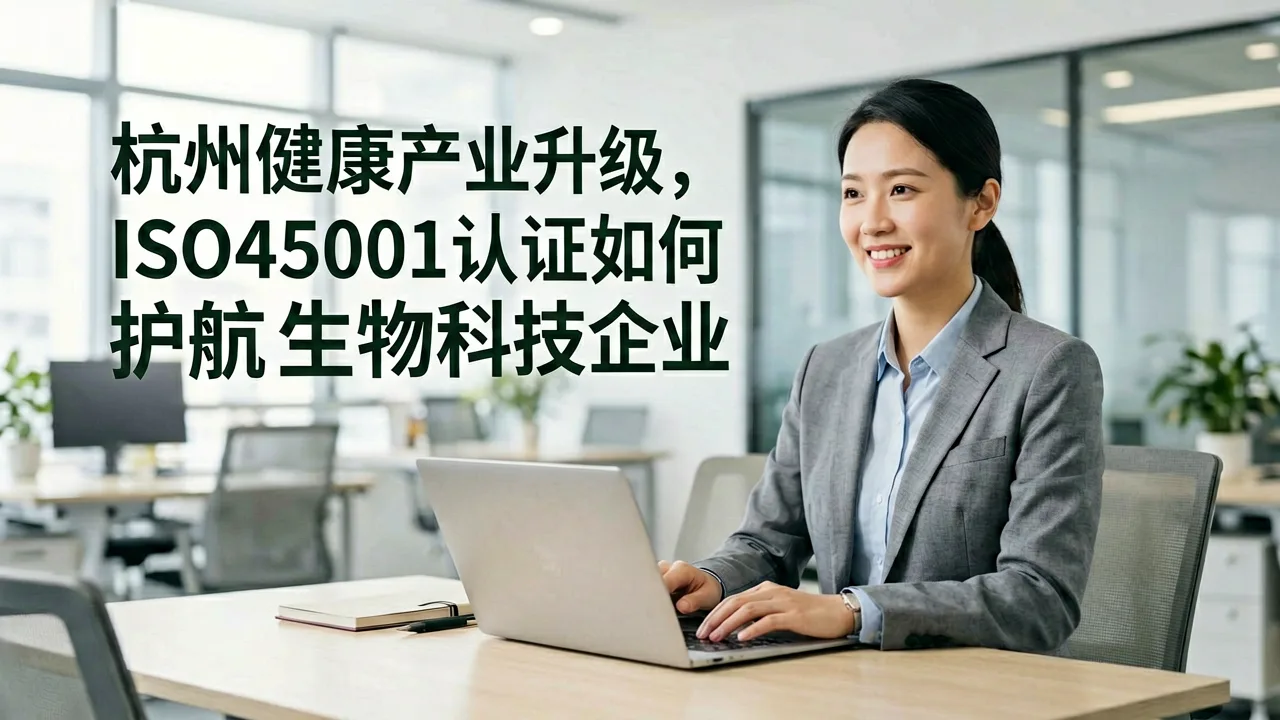 杭州健康产业升级，ISO45001认证如何护航生物科技企业